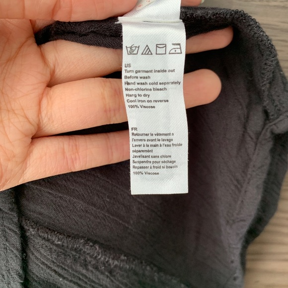 Amuse Society Black Button Down Dress - Picture 4 of 4